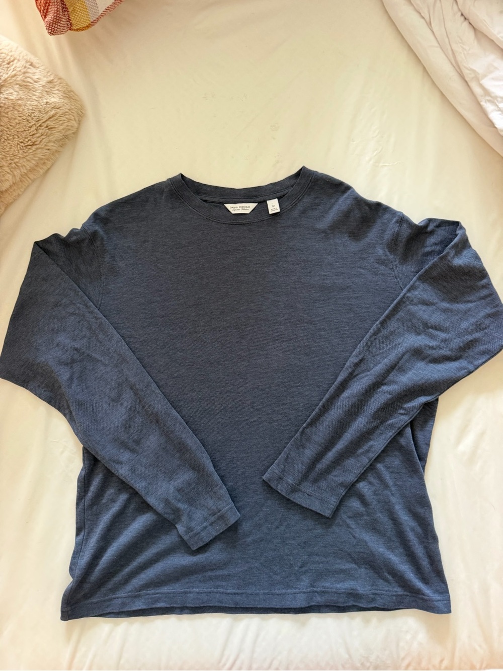 Daniel Cremieux Signature Collection Long Sleeve Crewneck Shirt - Navy